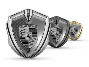 Porsche Badge Auto Stile Minimal Universale